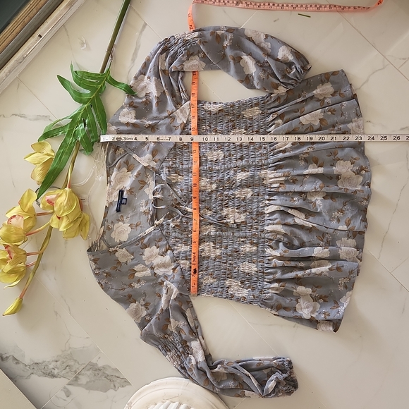 American Eagle Outfitters Medium GUC Boho Beautiful Blouse - Picture 9 of 13